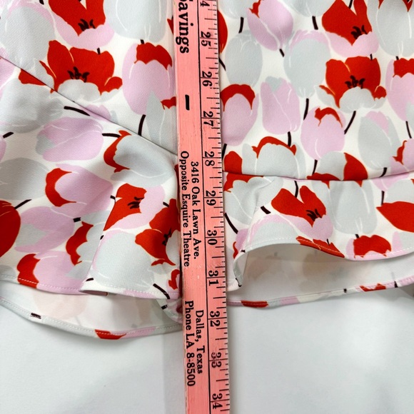 Black Halo Women's Tulip Ruffled Mini Spaghetti Strap Dress NWT Size 4 - Picture 9 of 9